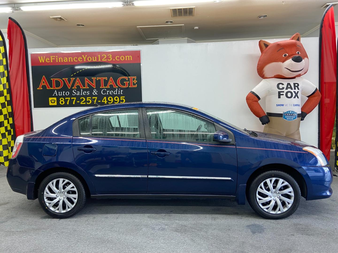 2010 BLUE Nissan Sentra (3N1AB6AP9AL) , AUTOMATIC transmission, located at 533 S West End Blvd., Quakertown, PA, 18951, (877) 257-4995, 40.343994, -75.303604 - Photo#0